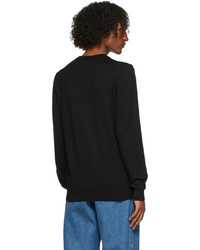BOSS Black V Neck Sweater