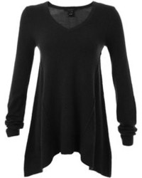Scoop Cashmere Swing V Neck Sweater