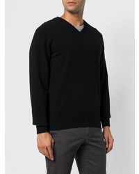 Cruciani Cashmere V Neck Sweater