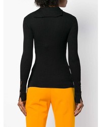 Jacquemus Contrast Button Fitted Sweater
