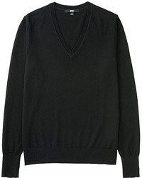 Uniqlo Extra Fine Merino Wool V Neck Sweater