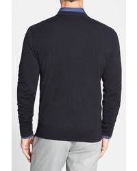 Façonnable Faconnable Sicoca Silk Blend V Neck Sweater