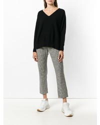 Max & Moi Loose Fit V Neck Sweater