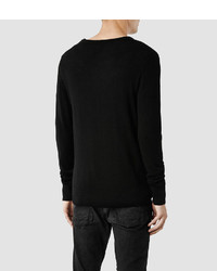 AllSaints Mode Merino V Neck Sweater