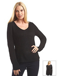 Ny Collection V Neck Sweater