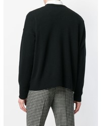 AMI Alexandre Mattiussi Oversized V Neck Sweater