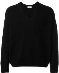 AMI Alexandre Mattiussi Oversized V Neck Sweater