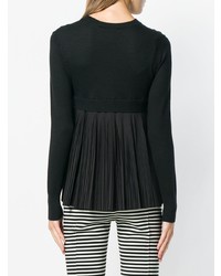 Steffen Schraut Pleated Knit Sweater