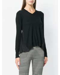 Steffen Schraut Pleated Knit Sweater