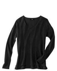 Ralsey Group Mossimo V Neck Pullover Sweater Black M