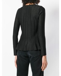 Twin-Set Ribbed Detail Sweater