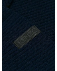 Kenzo Ribbed Tie Side Slit Sweater