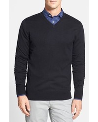 Façonnable Sicoca Silk Blend V Neck Sweater