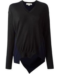 Stella McCartney Asymmetric V Neck Sweater