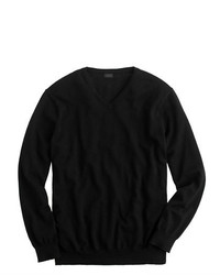 J.Crew Tall Cotton Cashmere V Neck Sweater