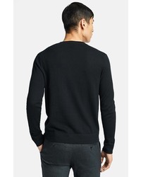 Theory V Neck Cotton Cashmere Sweater