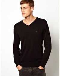 French Connection V Neck Sweater Black