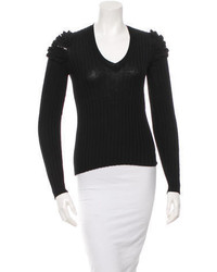 Christian Dior Wool V Neck Sweater