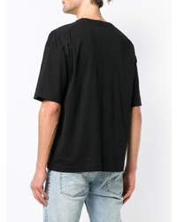 MACKINTOSH Black Cotton V Neck T Shirt Gcs 026