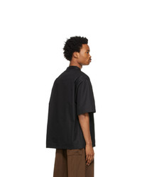 Jil Sander Black Outer Short Sleeve Shirt