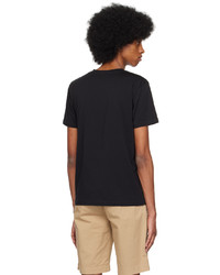 Sunspel Black Riviera T Shirt