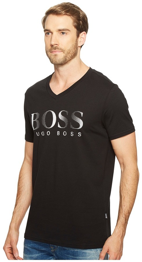 Boss футболка черная v образный. Hugo Boss футболка Unity. Problems hugo
