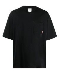 Acne Studios Chest Pocket V Neck T Shirt