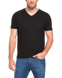 Hugo Boss Eraldo Pima Cotton V Neck T Shirt L Black