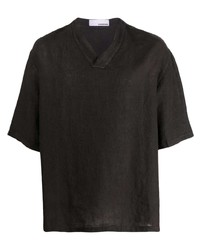 Costumein Linen V Neck Tunic Shirt