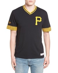 Mitchell & Ness Pittsburgh Pirates Vintage V Neck T Shirt
