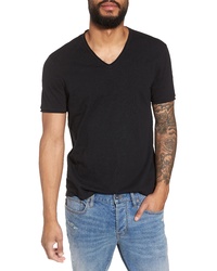 John Varvatos Star USA Slim Fit Slubbed V Neck T Shirt