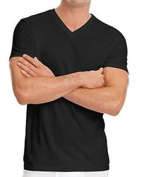 Calvin Klein T Shirt Black 3 Pack Basic V Neck Cotton T Shirts Basic Tee