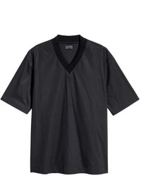 H&M Woven Cotton T Shirt