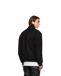 1017 Alyx 9Sm Black Wool Varsity Jacket