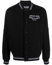 VERSACE JEANS COUTURE Embroidered Logo Baseball Jacket