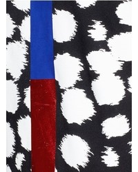 Etre Cecile Cheetah Print Foil Stripe Bomber Jacket