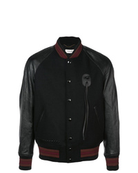 Coach Leather Sleeve Souvenir Jacket