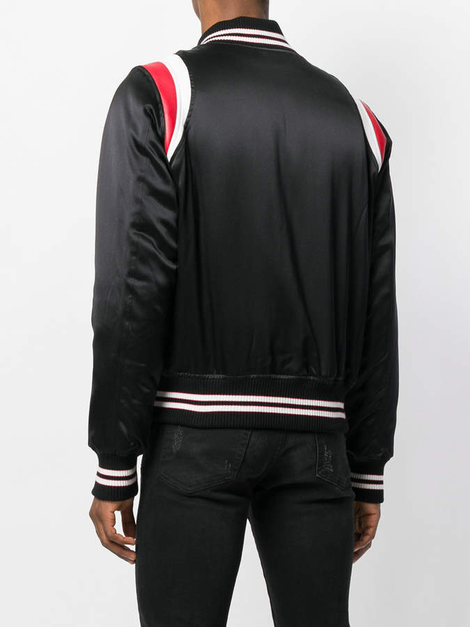 Amiri Black Always on Point Varsity Jacket – Balewink