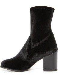 Stuart Weitzman Calare Velvet Booties