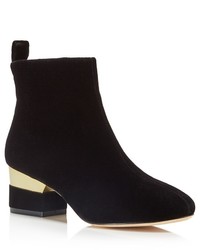 Isa Tapia Hardy Velvet Ankle Booties