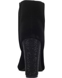 Miss KG Slender Jewelled Heel Velvet Ankle Boots