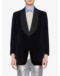 Gucci Contrast Lapel Velvet Jacket