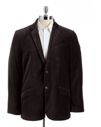 Black Brown 1826 Cotton Velvet Sport Coat