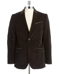 Black Brown 1826 Herringbone Velvet Jacket