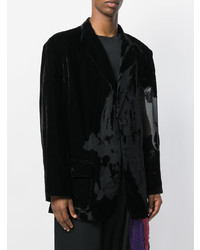 Yohji Yamamoto Oversized Velvet Jacket Unavailable