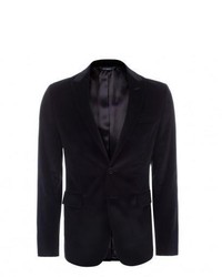 Paul Smith Tailored Fit Black Velvet Blazer