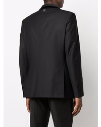 Philipp Plein Tailored Velvet Insert Blazer