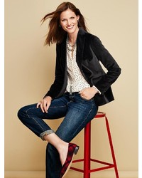 Talbots Winter Velvet Blazer