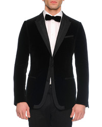 Dolce & Gabbana Velvet Evening Jacket Black