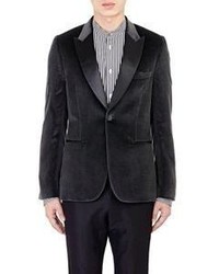 Paul Smith Velvet Tuxedo Jacket Colorless